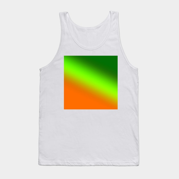Green orange yellow abstract art Tank Top by Artistic_st